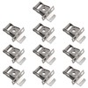 ZZHXSM 10PCS 3-Hole Strong Spring Clips with Bracket Flat Panel