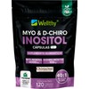 WELLTHY | Myo & D-Chiro Inositol 120 Cápsulas. Chirositol™. Mezcla