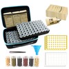 120 Slots Seed Storage Organizer with 25 Envelopes Portable Sturdy
