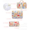 PAZIMIIK 3PCS Makeup Bag SET Large Travel Quilted Zipper Soft
