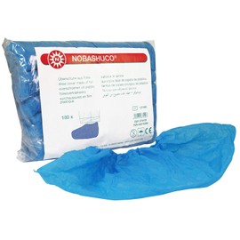 Nobashuco Film Overshoes, Blue, Pack of 100