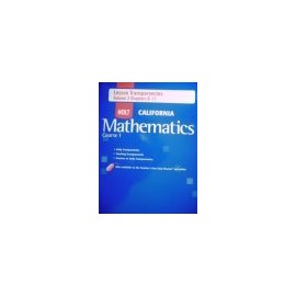Holt Mathematics California: Lesson Transparencies Volume 2 Chapters 6-11 With Answers Course 1