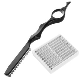 minkissy 1 Juego 11 Piezas Capas Corte Cortes Maquinilla De Afeitar Afeitadora Manual Maquinilla De Afeitar Para Peluqueros Corte Texturizante Cabello Sujetador De Hombre