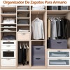 Organizador de Zapatos Plegable para 16 Pares con Cubierta Transparente
