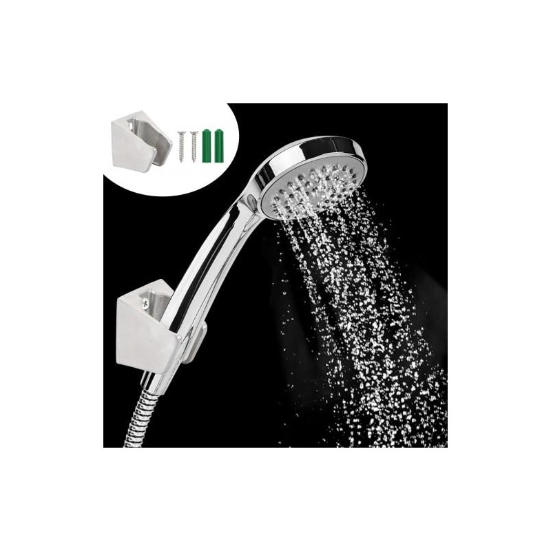 Shower Head Holder, Silver Wall Mount Shower Head, Shower Head