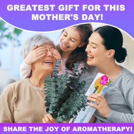 48 Pcs Large Dried Eucalyptus Shower - Natural Eucalyptus Branches for Shower Hanging, 17" Preserved Eucalyptus Steam Shower for Women and Men, Relaxation Set, Mother's Day