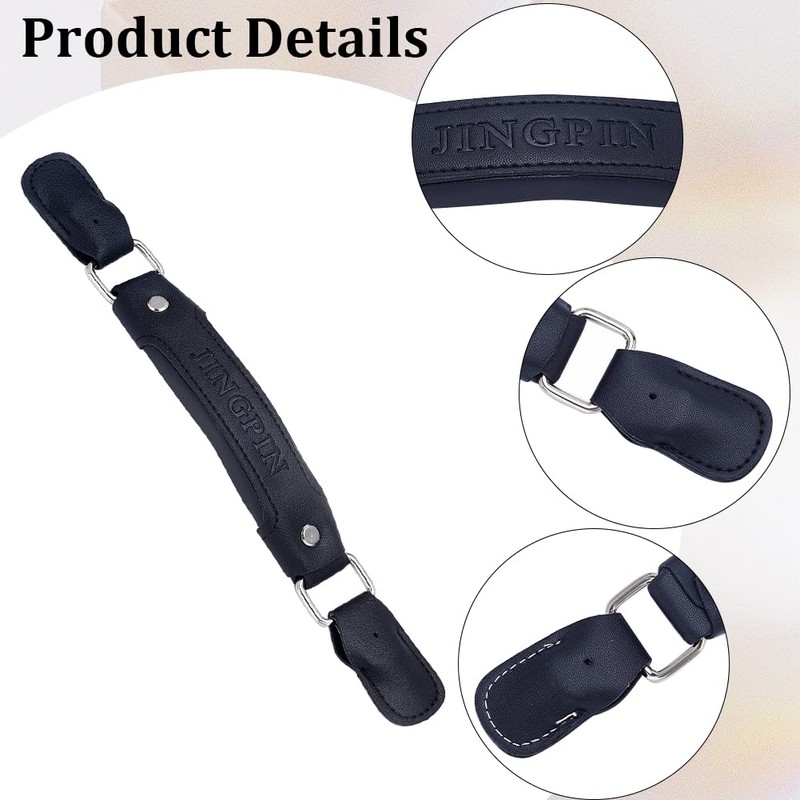GORGECRAFT Leather Luggage Handles Replacement Parts 190mm Suitcase Grip Pull