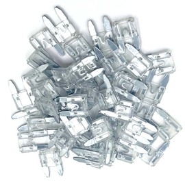 XJlSGXUSG (50pcs) 25Amp Mini Car Fuses, 25Amp Fuse for Car, Marine, Truck, RV + Fuses Puller Tool