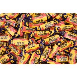 Bit-O-Honey Candy - Retro Taffy Honey & Almond Flavor - Bulk Candy- Choose Sizes - 16 oz (1lb)