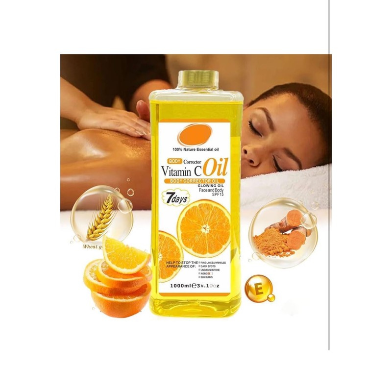 Vitamin C oil, body corrector with SPF1 Oil for face