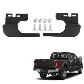 TJHSM Black Plastic Rear Bumper End Cap Step Pad Left and Right Side Replacement for 2017-2022 F250 F350 F450 FO1191148 HC3Z-17B807-BD