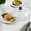 Le’raze Tall Glass Microwave Splatter Cover for Food - Cookware