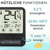 ADE Aquarium Thermometer Digital for Gluing from Outside Temperature Display