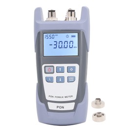 Handheld High Accuracy PON Power Meter Fiber Optic Cable Tester with LCD Display Supports EPON, GPON, XGPON, XGSPON, 10GEPON