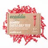 ECADDIE Red Castle Bamboo Golf Tees 32mm (50 pack) -