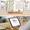 U.S. Art Supply Large Wooden Table Easel - Adjustable Incline,