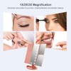 WEILY Makeup Mirror with 21 LED Lights,Two Power Supply, Touch