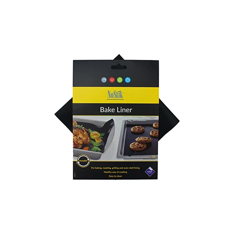 NoStik Reusable Teflon Cooking Mat. Non Stick. No Mess. Baking