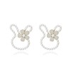 Easter Bunny Earrings for Women,Cute Pearl Rabbit Stud Hypoallergenic Spring
