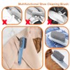 ZBKJYILF 2 Pieces Shoe Brush, Double-Sided, 3rd Gen, Comfortable Handle,