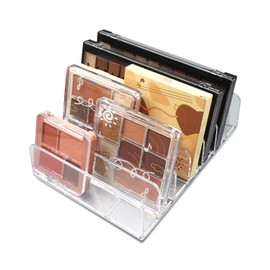 Bixbsone Makeup Organizer, Compact Makeup Palette Organize, for Bathroom Countertops, Vanities, Cabinets, Sleek Modern Cosmetics Storage Solution for - Eyeshadow Palettes, Contour Kits, Blush