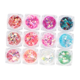 Minkissy Nail Stickers Star Rhinestones Moon Sequins Glitter Nail Art DIY Manicure Accessories Manicure Decorations
