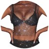 L’Oréal Paris Lorealri Mesh Crystal Body Chain Black Rhinestone Fishnet