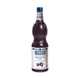 Fabbri Flavoring Syrup, Violet, Made in Italy, 33.8 Ounce (1 Liter)