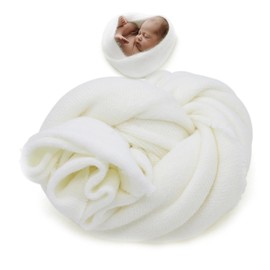 Newborn Photography Props Swaddle Newborn Wraps for Baby Boys Girls Infant Baby Photo Props Shoot Stretch Blanket