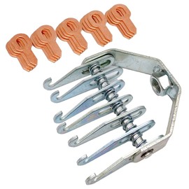 Meliore Slide Hammer 7 Prong Hook Attachment Flat Washer with 20 Pieces Stud Welding Drawer Puller Sheet Metal Sliding Hammer for Automobiles Panel Repair Sheet Metal Tools