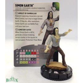 WizKids Heroclix Wheels of Vengeance set Simon Garth #018 Uncommon figure w/card!
