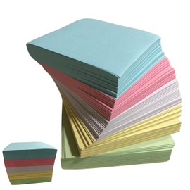Nahpahtra 700 Sheets Non-Sticky Memo Notes Pads Blank Notes Paper Blank Memo Sheet Note Cube Not Sticky 3 x 3 Inch for Home Office Memo Sheets