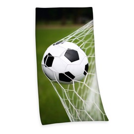 Herding Young Collection Football Bath Towel, 75 x 150 cm, Cotton, Multi-Coloured
