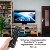 TV Remote Control, Replacement Portable Television Controller, Universal Remote Controller