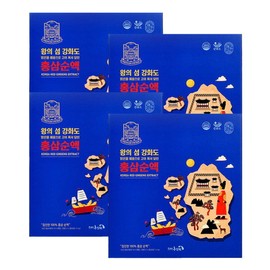 [Limited] King's Island Ganghwado red ginseng pure liquid in one pack of pure red ginseng (50ml / [리미드] 순수 홍삼을 한 팩에 담은 왕의섬 강화도 홍삼순액 (50mlX30포) 4박