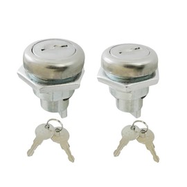 2 Pack Tool Box Locks with Keys - Replacement for Flush Mounted T Handle Tool Box - Secure and Convenient - Fits Ute - 5/8 Inch Lock Cylinder - Durable and Reliable - Easy Installation