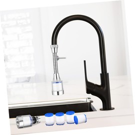 Operitacx 1 Set Faucet Filter with Showerhead Connector Rotating Water Purifier for Kitchen Bathroom Sink Easy Maintenance