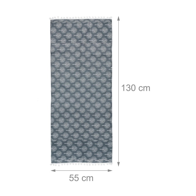 Relaxdays Washing Machine Pad with Pockets Polyester Cover Washing Machine
