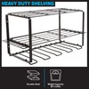 Power Tool Organizer - 3-Tier Garage Shelving Unit with 110lb