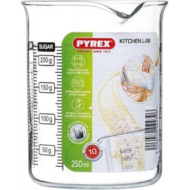 Messbecher 250ml Pyrex Glas