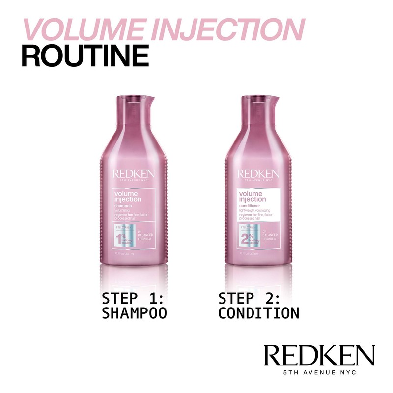 REDKEN , VOLUME INJECTION SHAMPOO 10.1 OZ
