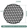 Mydracas Cast Iron Sear Grate Replacement for Weber 8834 Gourmet