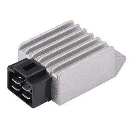 Universal Voltage Regulator 12 V for Motorcycles, 4-Pin Rectifier, Charge Controller for 50 cc Scooter, Current Rectifier Voltage Stabiliser