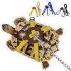 CQJ Pet Tortoise Turtle Leather Harness Small Pet Turtle Leash