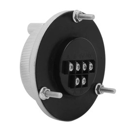 Garosa 6 Terminal Manual Pulse Encoder 100PPR 5V Electronic Hand Wheel Manual Pulse Encoder Rotary Knob Encoder for CNC Mill Router Control System 80mm