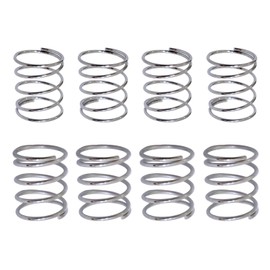 Auto-plaza 8pcs 2lb 4lb Springs for Sanwa JLF Joysticks Stainless Steel Springs for Games Box Sticks (4pcs 4lb + 4pcs 2lb springs)