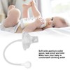 Bottle Nipple with Weighted Straw Duckbill Spout Transparent Soft Silicone
