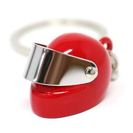 VmG-Store Motorcycle Helmet Keyring with Folding Visor