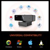 Nuroum V11 2K Webcam for PC, with Noise-Cancelling Microphone &