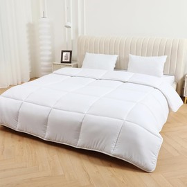 DN COLLECTION 1.5 TOG Double Duvet Soft Touch Microfibre Box Stitched Summer Quilt Feels Like Down Size 200x200cm Anti Allergy (1.5 Tog Double)